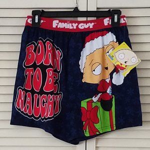 NWT FAMILY GUY STEWART BOXER MEN'S SMALL